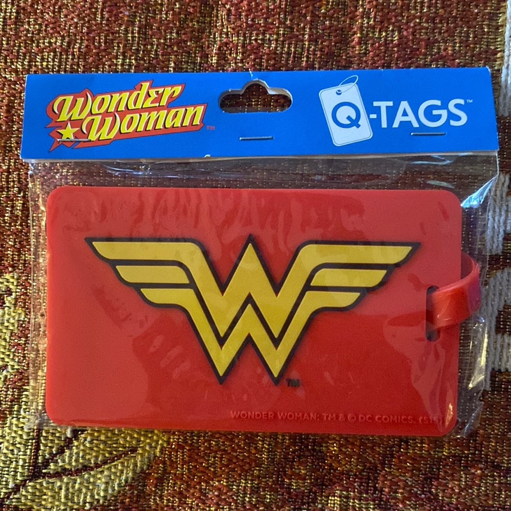 Wonder Woman luggage tag